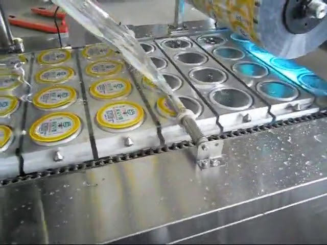 Automatisk Plast Cup Form Filling Sealing Machine