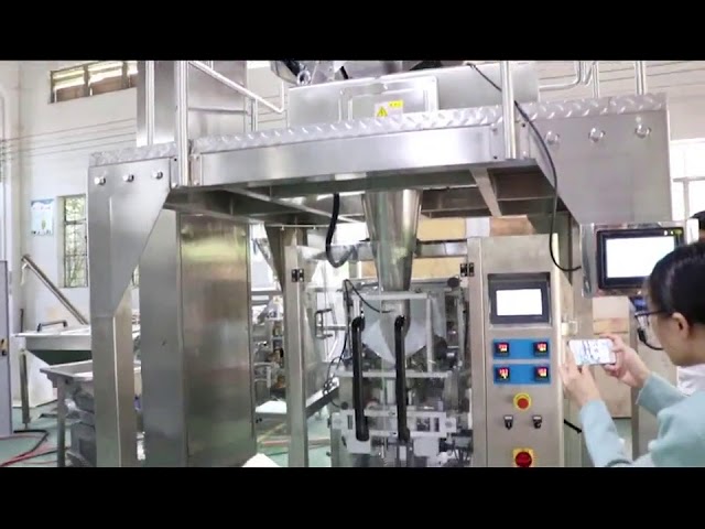 Kina Produsent Vertikal Form Fill Seal Packing Machine For Blandede Nøtter