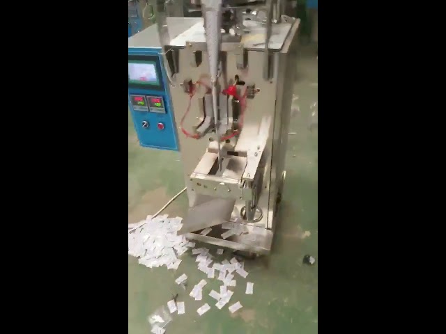Kina leverandør Automatisk Vertikal Pillow Pouch Chips flytende Snack Packing Machine