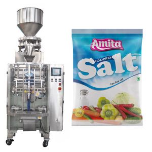 vertikal automatisk pose pose salt pakke maskin